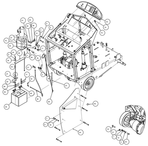 Section 07 Diagram and Parts List for MK-4020B 167439-20 MK Diamond Concrete Saw